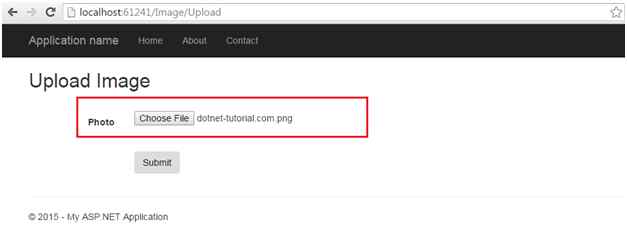 upload and click to submit